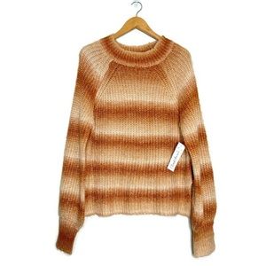 Cloud Chaser Chunky Knit Striped Sweater Women’s Size XL